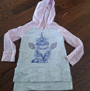 OshKosh B'gosh Toddler Pink Hooded Shirt - 2T